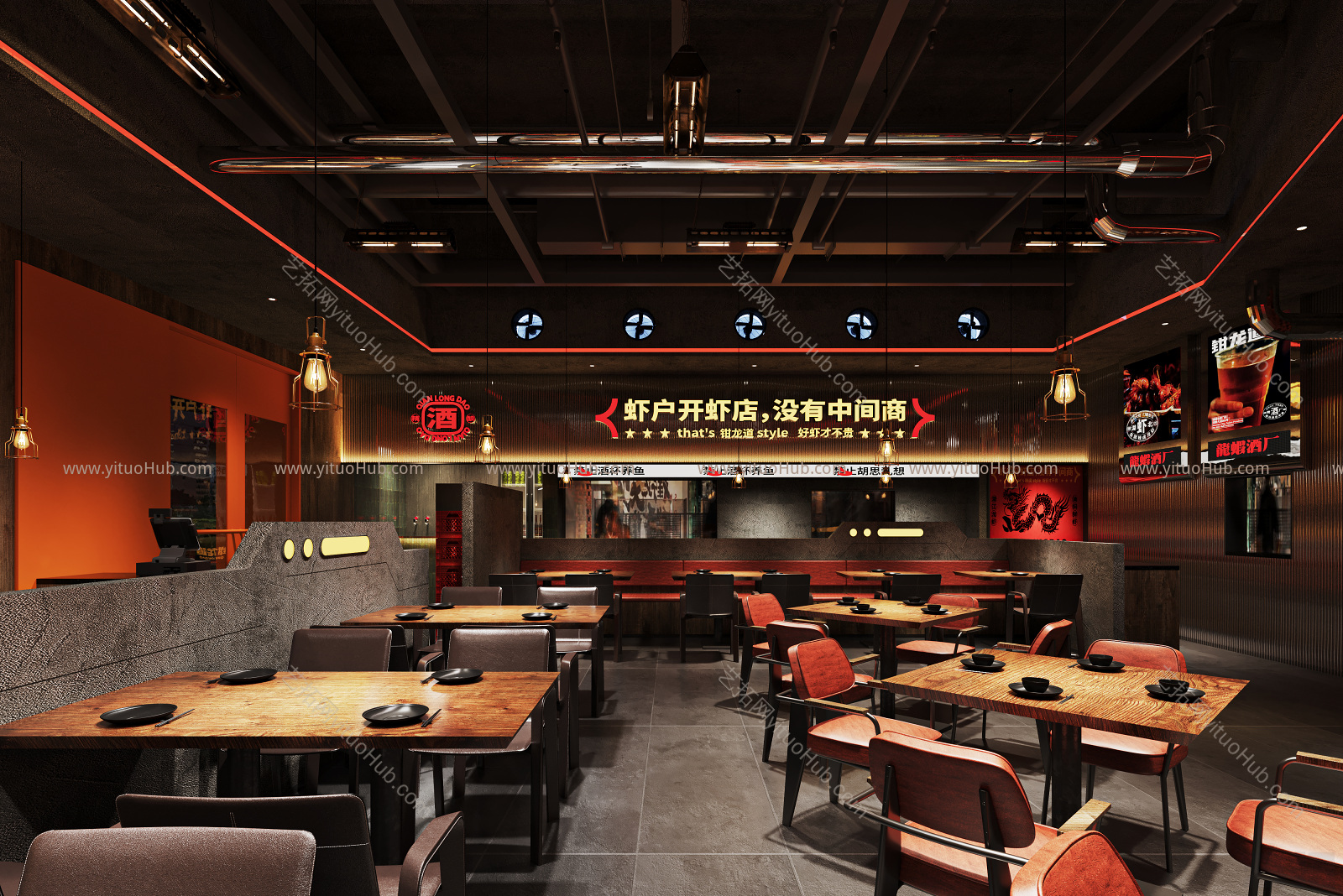 现代中餐厅设计合集