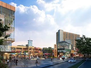 商业街旺铺效果图