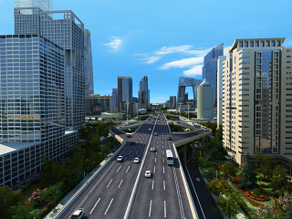 现代商业建筑外观