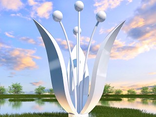 现代城市雕塑小品