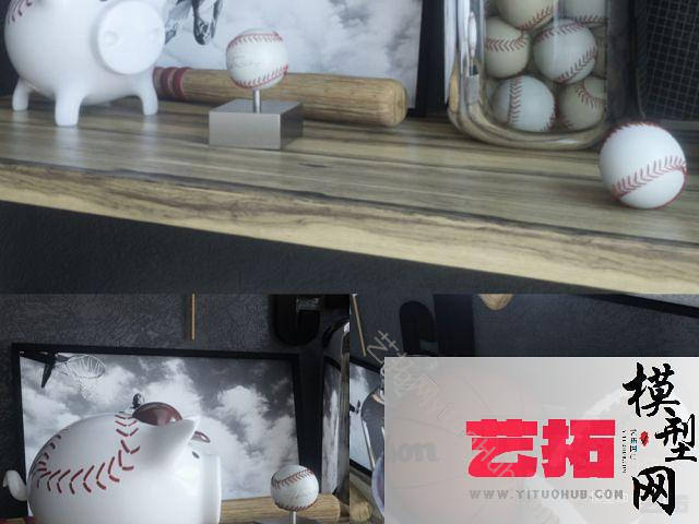 现代儿童房装饰品