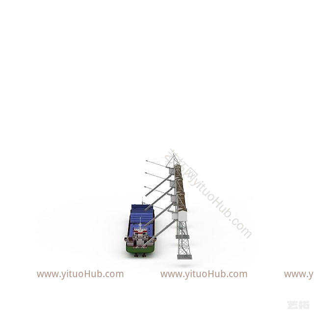 工业LOFT工业建筑模型