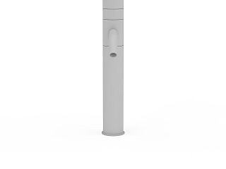 现代圆柱水龙头模型