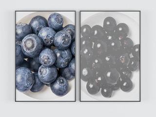 现代水果装饰挂画模型