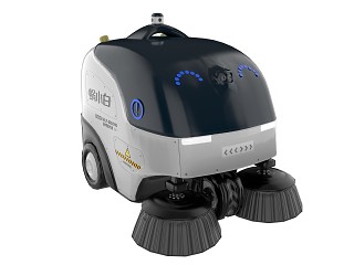 现代清扫路面机器人模型