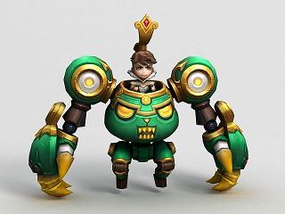 现代王者荣耀2013男角色人物模型