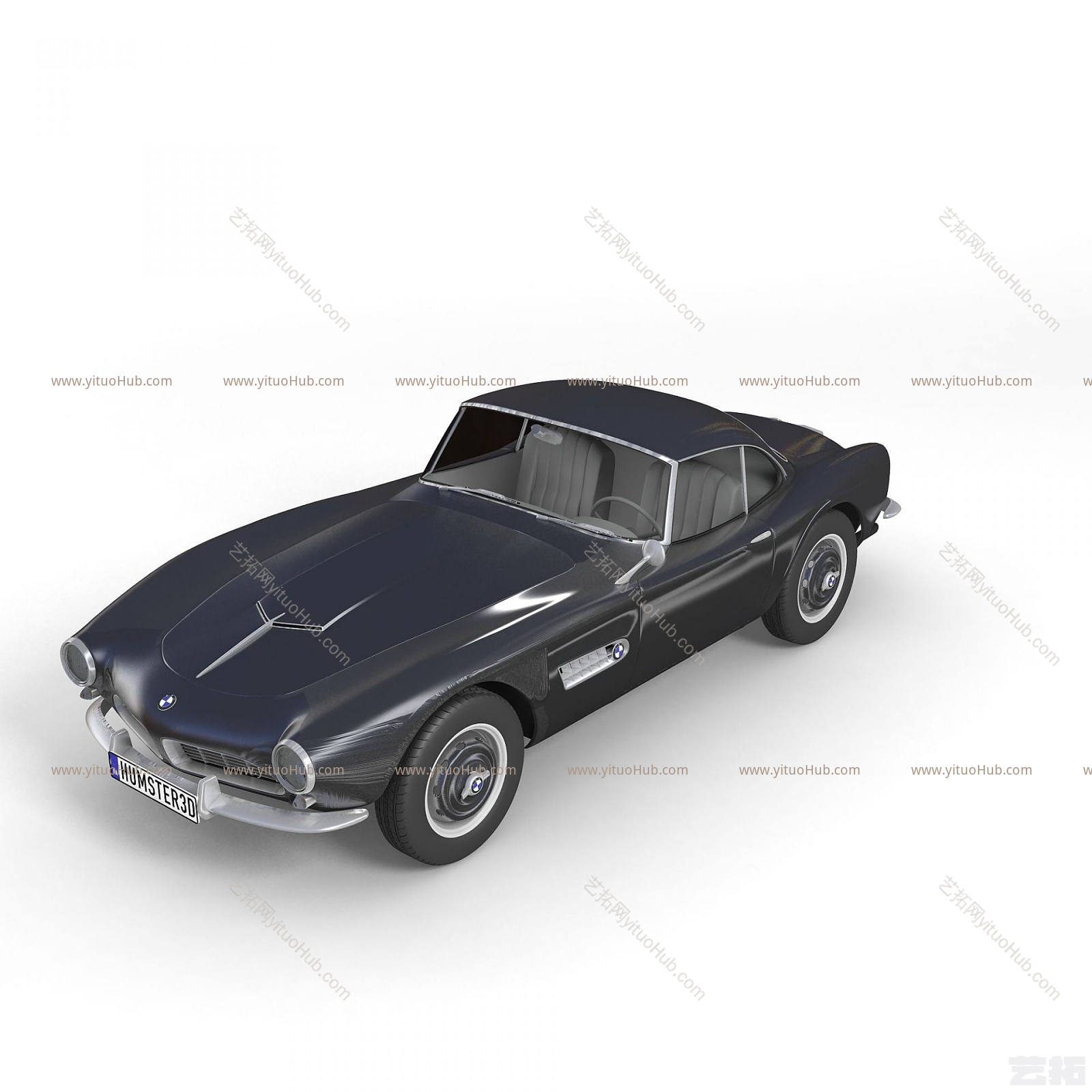 现代宝马 507 coupe 1959款模型