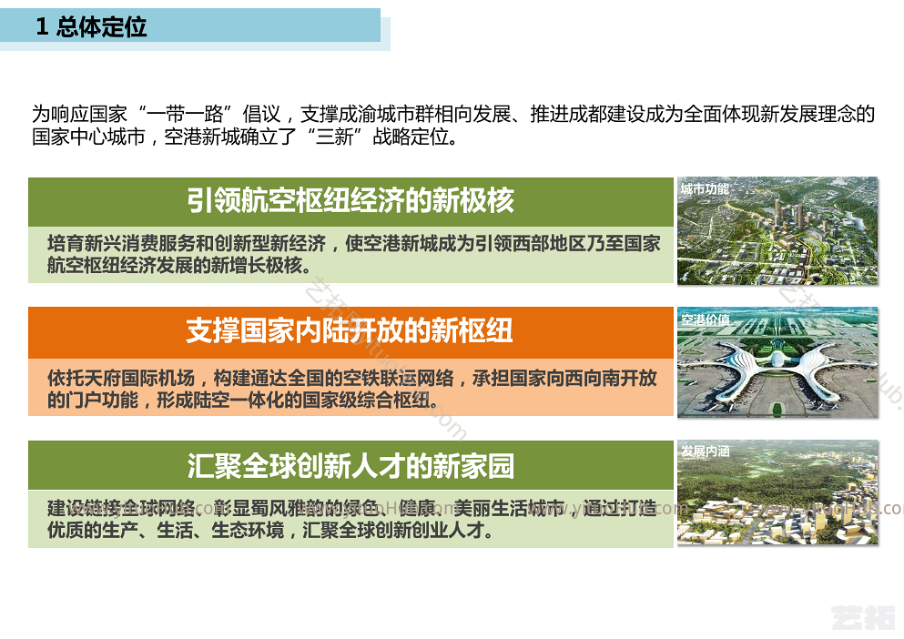 成都天府国际空港新城分区规划