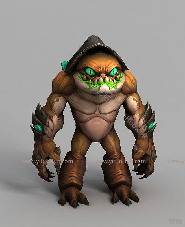 现代魔兽世界游戏怪兽模型