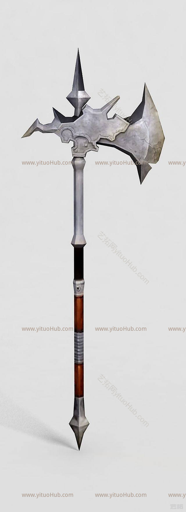 现代龙之谷游戏武器模型