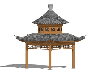天圆地方凉亭