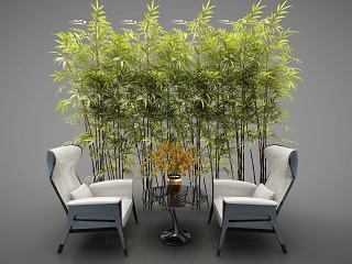 新中式风格家具模型