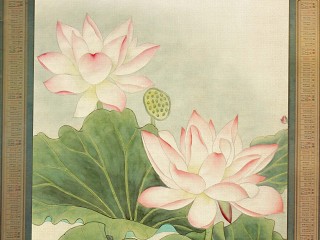 工笔画古风竖版底图背景