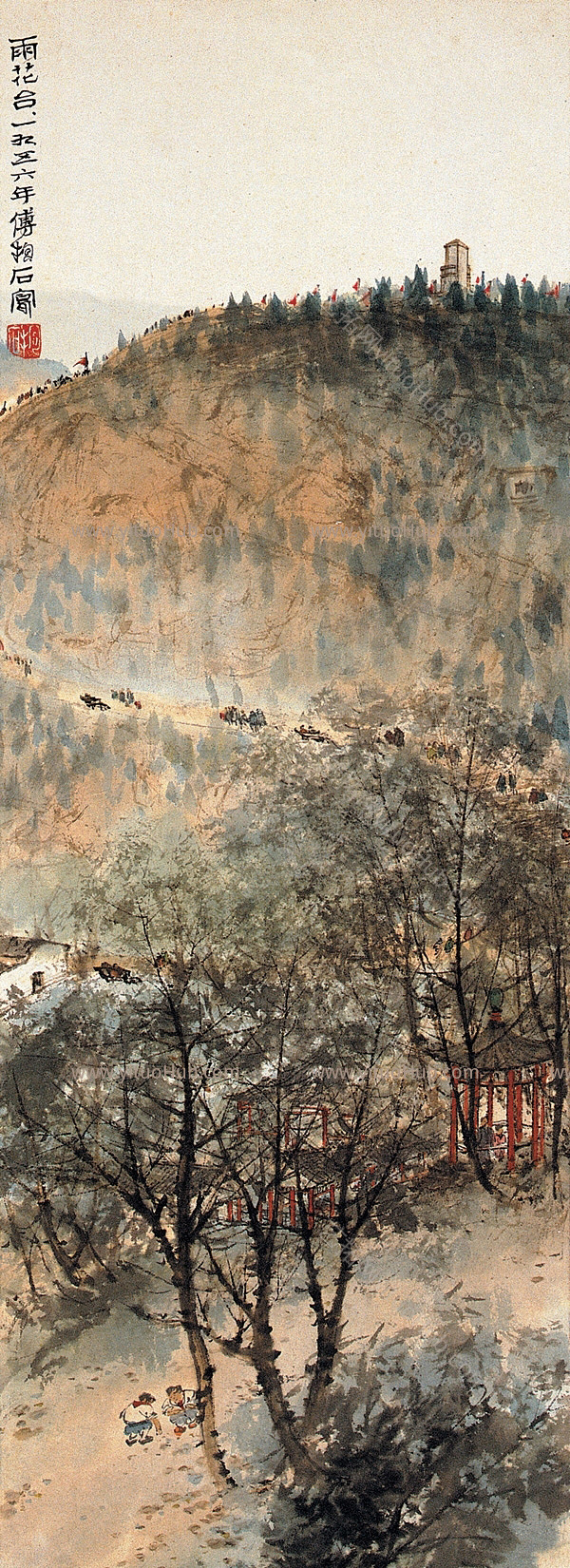 古风 国画 水墨山水画