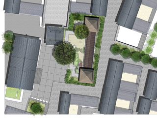 古村落节点平面图psd