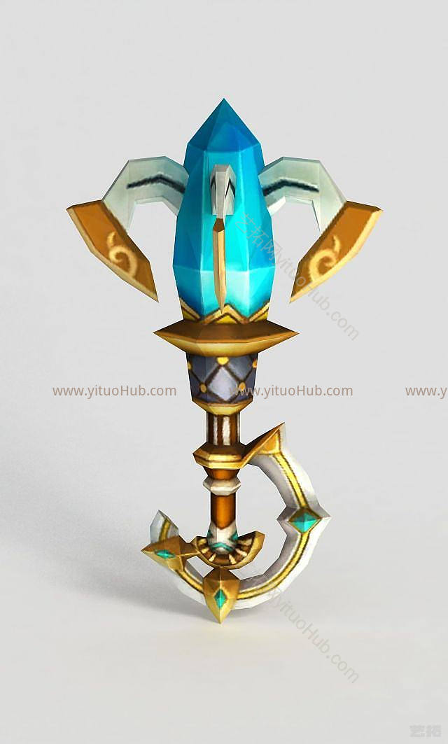 现代龙之谷游戏武器模型
