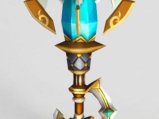 现代龙之谷游戏武器模型