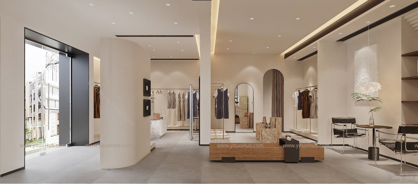 现代服装店设计
