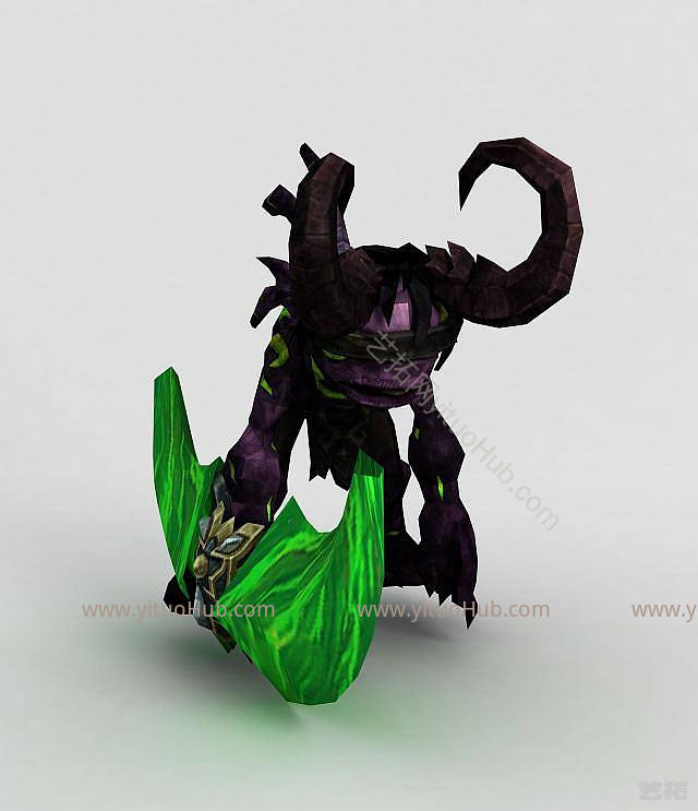 现代魔兽世界怪兽模型