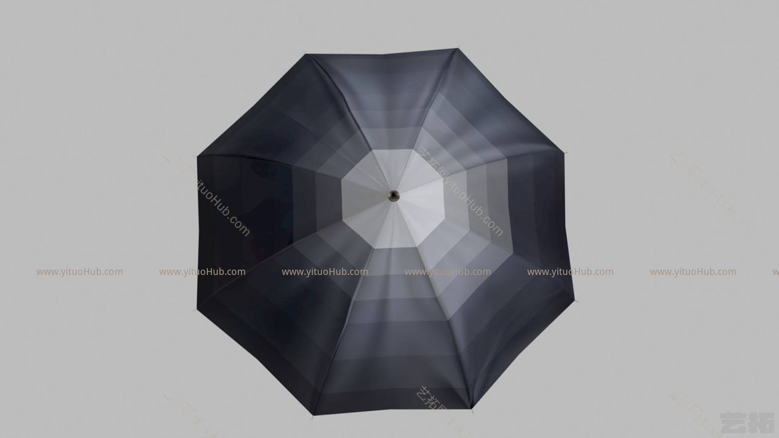 现代雨伞模型