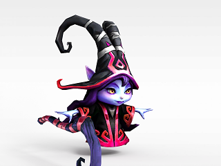 现代LOL璐璐仙灵女巫模型