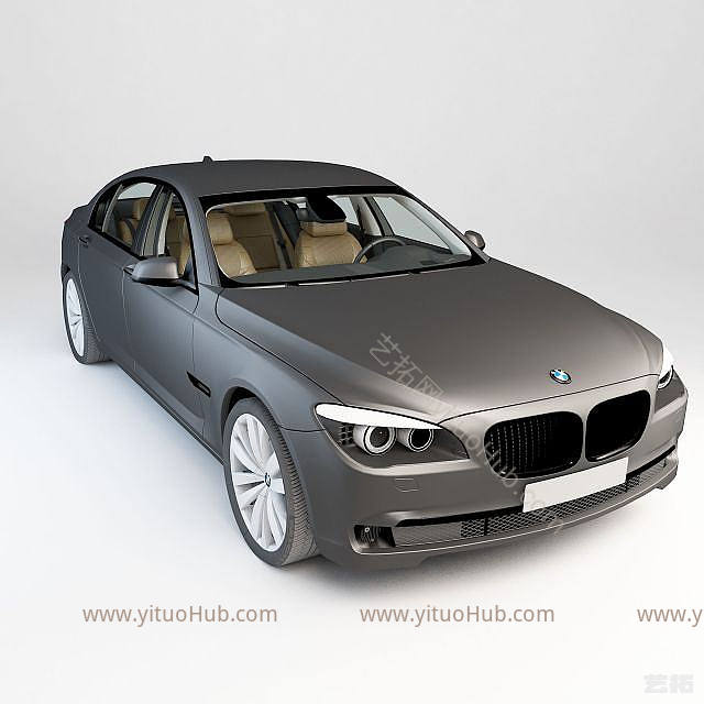 现代宝马（BMW）7系汽车模型