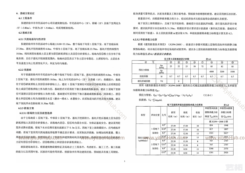  徐州市市民活动中心岩土工程勘察报告