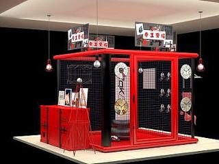 现代拳击屋模型