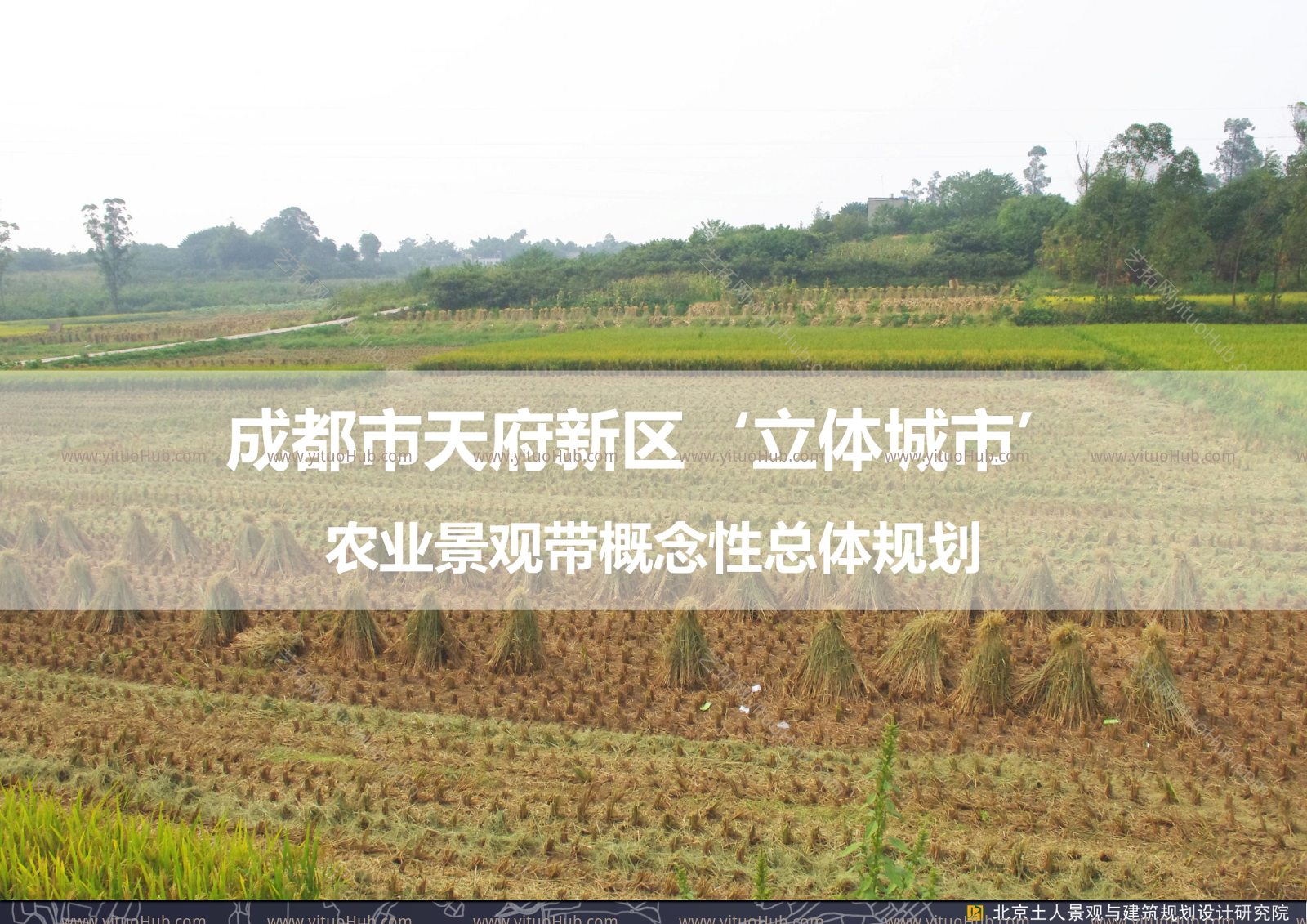 天府新区‘立体城市’农业景观带概念性规划