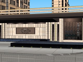 小区住宅展示区