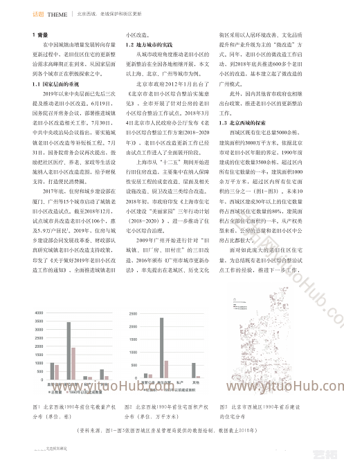 北京西城老旧小区综合整治中的若干问题探讨